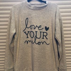 Fuzzy Love Your Melon Sweater